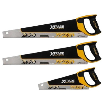 Z1- Xtrade 22\" Handsaw Twin Pack Inc 14\" Toolbox Saw