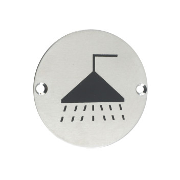Signage Sex Circ Symbol Shower SSS 76mm*