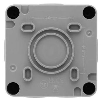 Waterproof IP66 Switch 2 Gang 2 Way Grey*