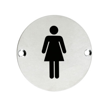 Signage Sex Circ Symbol Female SSS 76mm*