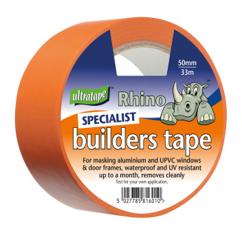 Orange Builders External PVC Masking Tape 50mm x 33m*