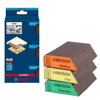 Bosch Expert Combi Sanding Block Superfine/Fine/Medium