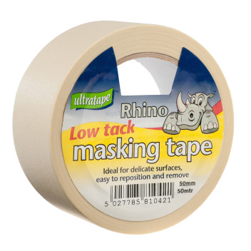 Tape Masking Low Tack 50m x 50mm*