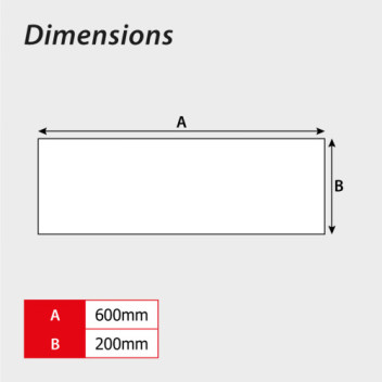 Signage Warning Keep Out Construction Site Rigid 600 x 200mm*