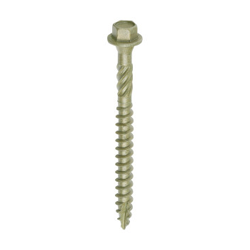 InDex Screw Hex Head Green 75mm (50)*
