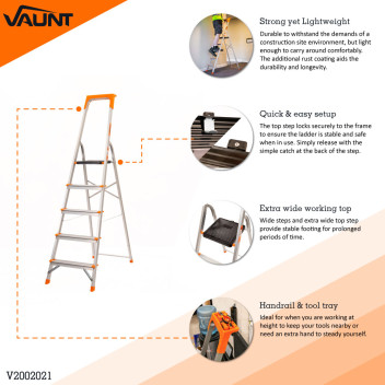 Vaunt High Handrail Inc Tool Tray 5 Tread En131*