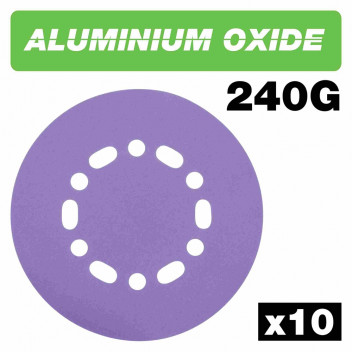 Trend AB/150/240A Random Orbital Sanding Disc 150 X 240G 10Pc