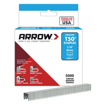 Arrow Bulk Pack T50 Staples 10mm (5000)*