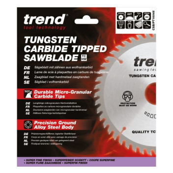Trend CSB/PT16048 Craft Saw Blade Plunge 160 x 48T x 20mm Bore*