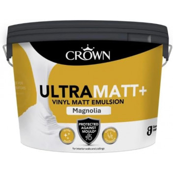 Crown Trade Ultra Matt Mould + Vinyl Emulsion Magnolia 10L