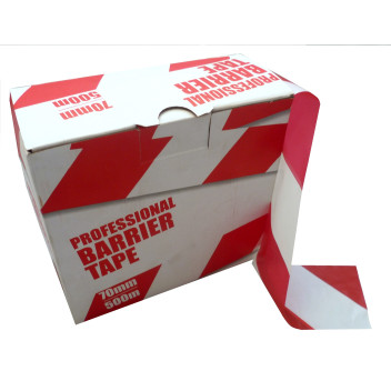 Tape Barrier Non Adhesive Red / White (500m)*