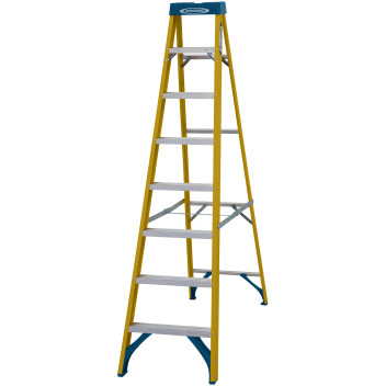 Werner Stepladder 8 Tread Fibreglass En131*
