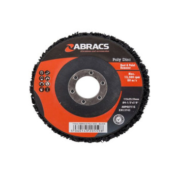 Abracs Disc Poly Black 115mm*