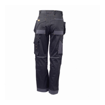 Dewalt Harrison Regular Fit Stretch Trouser Black/Grey 32R*
