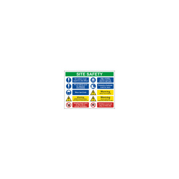 Signage Fire Exit Keep Clear Rigid 300 x 200mm*