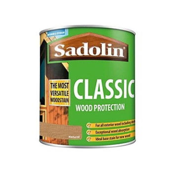 Sadolin Classic Interior & Exterior Woodstain Natural 1L