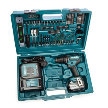 Makita Combi Drill DHP484STX5 Brushless LXT 18v 1 x 5.0ah & Bit Set*