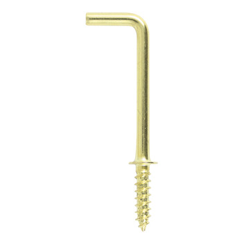 Dresser Square Shouldered Hook 38mm Brass (8)