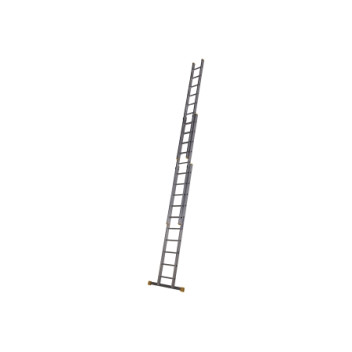 Werner Trade Pro D Rung Tripple Extension Ladder 2.98m - 6.86m