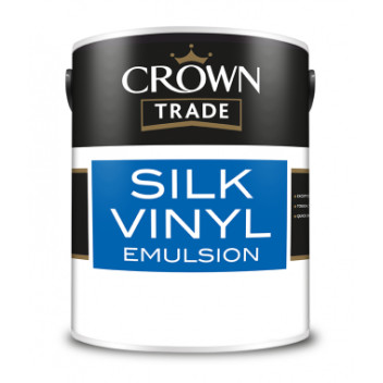 Crown Trade Vinyl Silk Emulsion Mixed Colour 5L