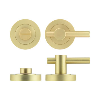 Apennine Lever On Round Rose Antique Brass Finish