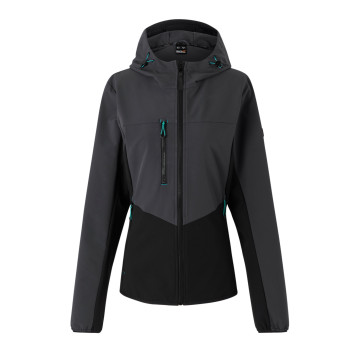 Regatta Ladies Ada Stretch Softshell Grey / Black Size 12