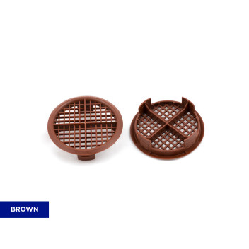 Vent Circular Soffit Brown 70mm*