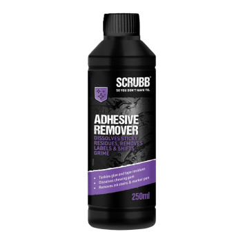 SCRUBB Adhesive Remover 250ml Screw Cap