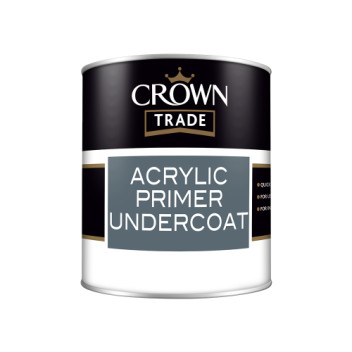 Crown Trade Acrylic Primer Undercoat White 5L
