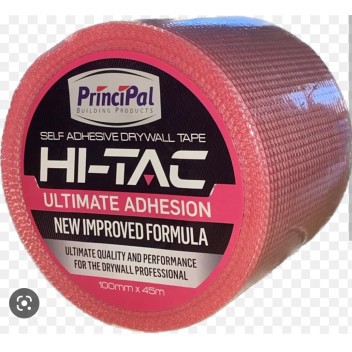 Hitac Drywall Pink Premium Scrim Tape 100mm x 45m*