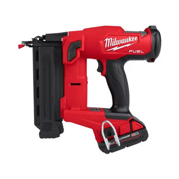 Milwaukee M18FN18GS-202X 18G Straight Finish Nailer 18v Body Only