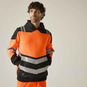 Regatta Hi-Vis Orange X-PRO Overhead Hoodie M