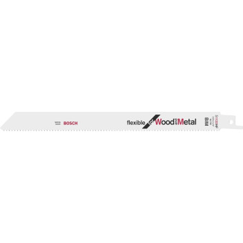 Bosch S1122Hf Recip Saw Blades Wood / Metal 225mm (5)*