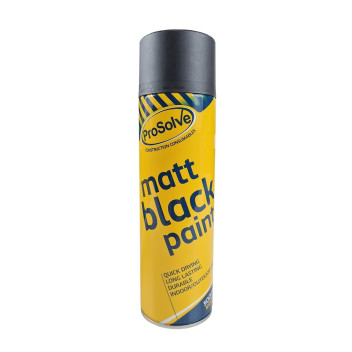 Spray Paint Matt Black Aerosol 500ml*