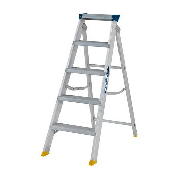 Werner 714 Series Aluminium Swingback Stepladder 5 Tread