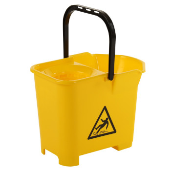 Bulldozer Heavy Duty Mop Bucket 16L Yellow *