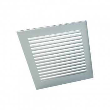 Fire Rated Intumescent Face Plate Grille Silver 150mm x 150mm*