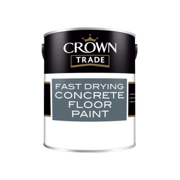 Crown Trade Fast Drying Concrete Floor Paint Grey 5L
