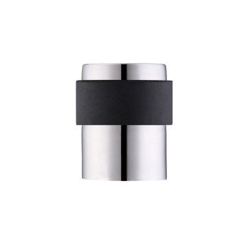 Door Stop Floor Mounted Round Collared Flat Top PSS*
