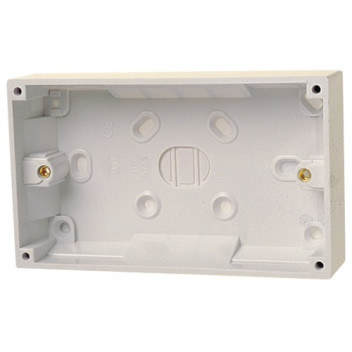 Pattress Back Box 2 Gang 28/32mm*