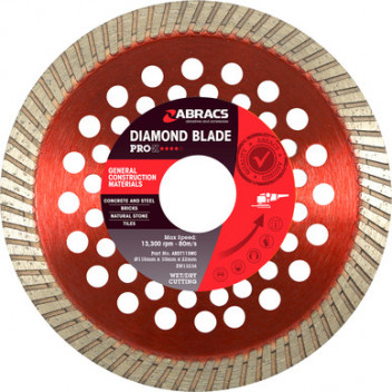 Abracs Pro-X  Diamond Continuous Cutting Blade 115mm*
