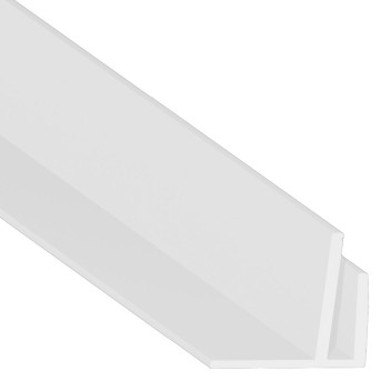 External Corner PVC 3050mm White F Section