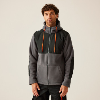 Regatta Garrison Hooded Jacket Grey / Black L