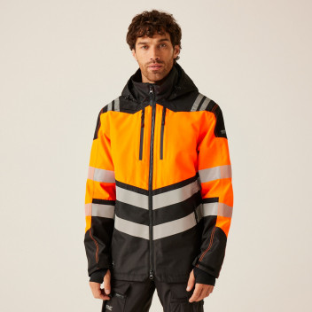 Regatta Hi-Vis Orange X-PRO Waterproof Shell Jacket L
