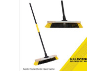 Bulldozer 18\" Heavy Duty Dual Fill Bass / PET Broom with Metal Handle