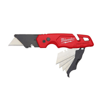 Milwaukee Fastback Flip Utility Knife With Storage* Milwaukee Fastback Flip Utility Knife With Storage*