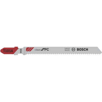 Bosch T101A Jigsaw Blades Plastic / Clean 220mm (5)* Bosch T101A Jigsaw Blades Plastic / Clean 220mm (5)*