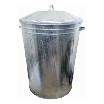 Galvanised Bin Large* Galvanised Bin Large*