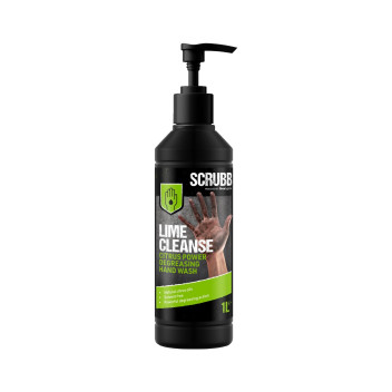 SCRUBB Lime Cleanse Degreasing Hand Wash C/W Pump Top 1L* SCRUBB Lime Cleanse Degreasing Hand Wash C/W Pump Top 1L*