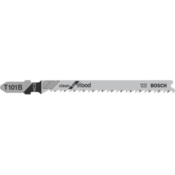 Bosch T101B Clean Straight Cut Jigsaw Blades Wood (5)* Bosch T101B Clean Straight Cut Jigsaw Blades Wood (5)*